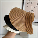 Women's Wide Brim Sun Visor Hat - Collapsible UV Protection