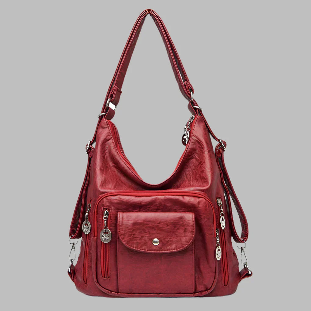 Women's Leather Tote Bag - Spacious Everyday Elegance
