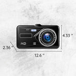 Wireless Dual Dash Camera - Night Vision, 170 Degree Angle