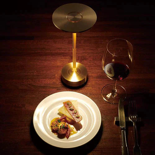 GlowBeam Wireless Table Lamp - USB Rechargeable Design
