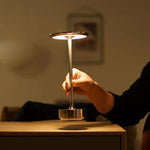 GlowBeam Wireless Table Lamp - USB Rechargeable Design
