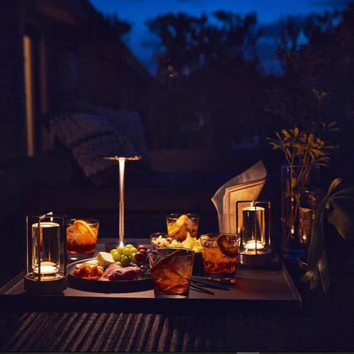 GlowBeam Wireless Table Lamp - USB Rechargeable Design