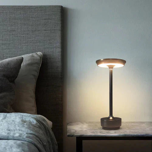GlowBeam Wireless Table Lamp - USB Rechargeable Design