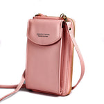 Women's Crossbody Clutch Phone Wallet - Compact Everyday Sling