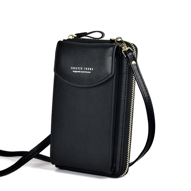 Women's Crossbody Clutch Phone Wallet - Compact Everyday Sling
