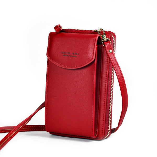 Women's Crossbody Clutch Phone Wallet - Compact Everyday Sling