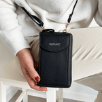 Women's Crossbody Clutch Phone Wallet - Compact Everyday Sling