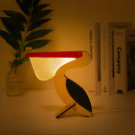 WildGlow Wooden Animal Table Lamp - Kids Night Light