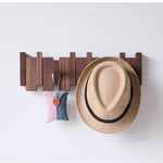HarmonyCoat Wooden Piano Coat Rack - Stylish Entryway Hook Organizer