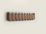 HarmonyCoat Wooden Piano Coat Rack - Stylish Entryway Hook Organizer