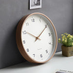 Nordic Timber Solid Wood Wall Clock - Natural Style for Any Room