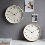 Nordic Timber Solid Wood Wall Clock - Natural Style for Any Room
