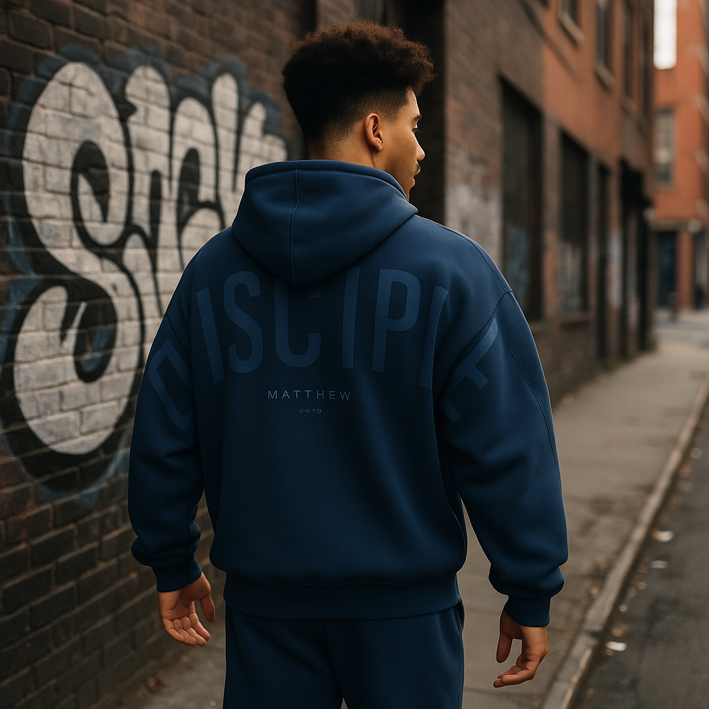 Yahweh Testimony Hoodie - Oversized Faith-Inspired Streetwear