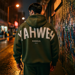 Yahweh Testimony Hoodie - Oversized Faith-Inspired Streetwear