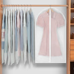 PEVA Garment Cover Set - Breathable Hanging Closet Bags