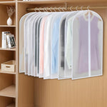 PEVA Garment Cover Set - Breathable Hanging Closet Bags