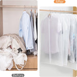 PEVA Garment Cover Set - Breathable Hanging Closet Bags